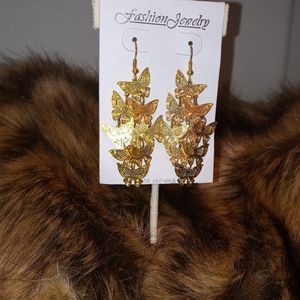 NWT butterfly earrings